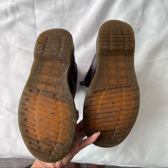 Dr. Martens 1460 Pascal Purple Leather Boots - Picture 8 of 8